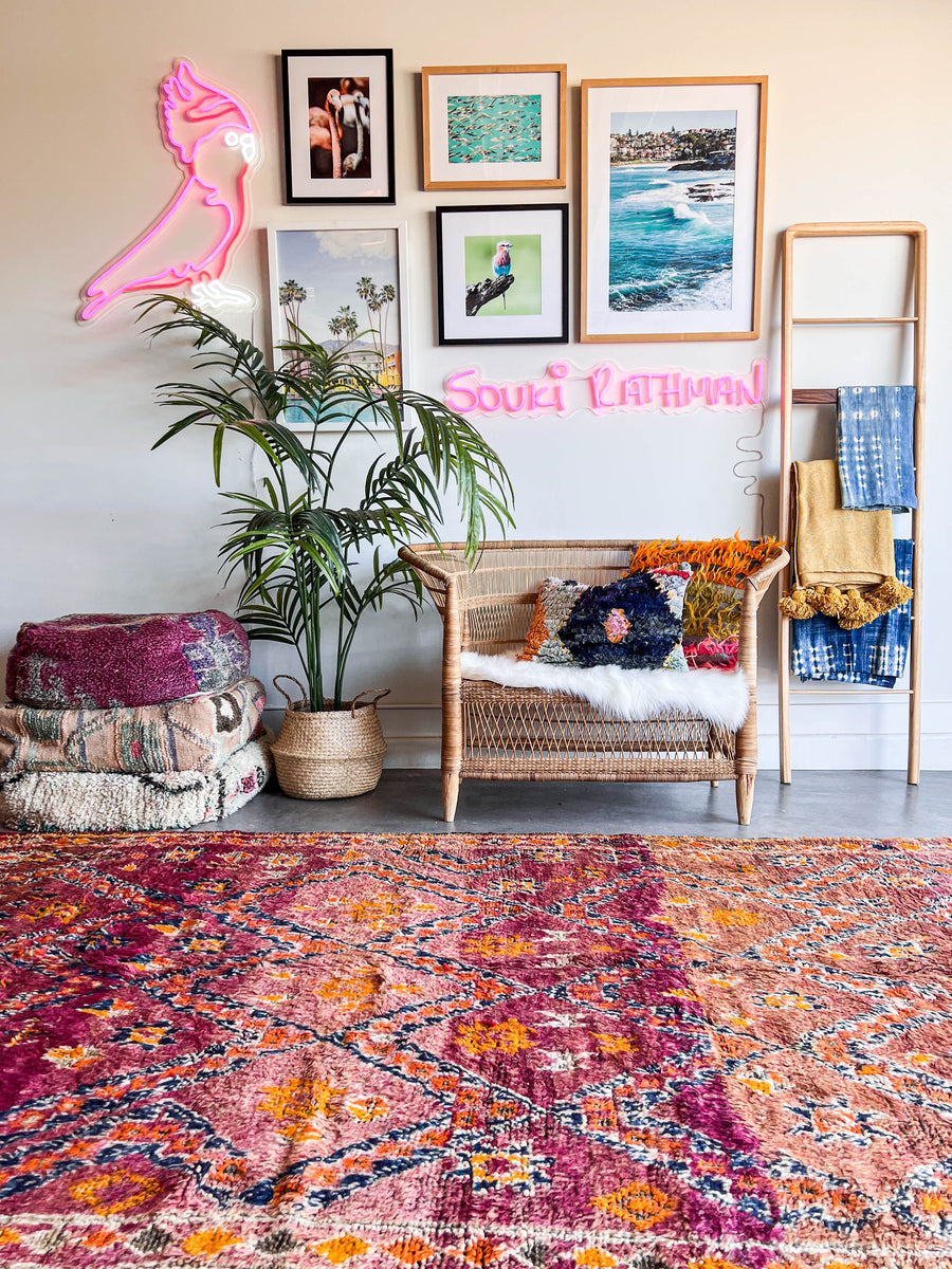 Banksy Did It Vintage Berber Rug – SOUKi RATHMAN